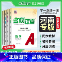 [6科]语数英物历史道法[人教版] 八年级上 [正版]河南专版2025/2024七八九年级数学英语物理化学道德与法治上下