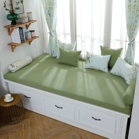 北欧高密度海绵飘窗垫乳胶窗台垫定做沙发毯阳台垫榻榻米卡座 11号色 定制联系客服报价(自拍不发货)