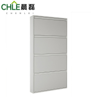 晨磊 翻斗鞋柜 四层 个
