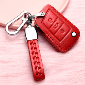 [补贴10%]大众速腾钥匙套2020款专用真皮钥匙包新速腾一键启动车钥匙扣女19汽车钥匙包