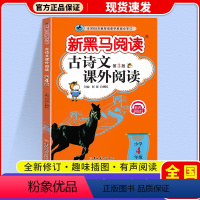 古诗文课外阅读 小学四年级 [正版]2024新黑马阅读古诗文课外阅读四年级上下全一册小学语文4年级古文诗词文言文全解阅读