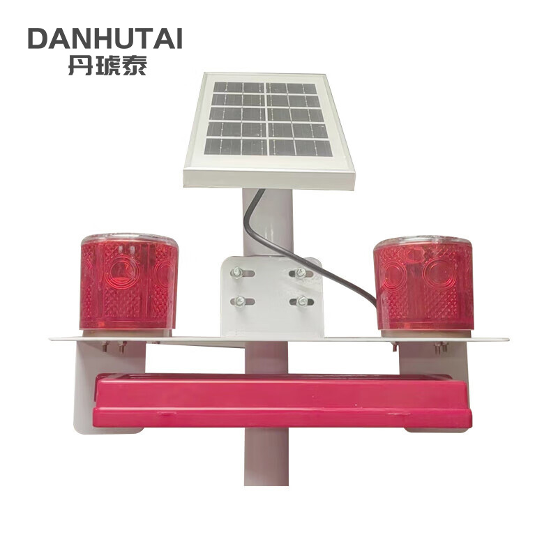 丹琥泰DHT-JSD-12 8V 3W IP65 75次/min led 太阳能声光警示灯(计价单位:盏) 银色