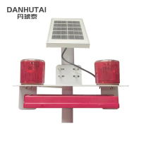 丹琥泰DHT-JSD-12 8V 3W IP65 75次/min led 太阳能声光警示灯(计价单位:盏) 银色