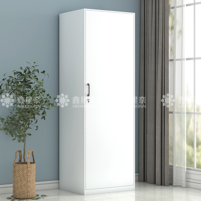 鑫星奈 XXN3110702 阳台柜单门衣柜钢制储物柜铁皮柜 白色单门衣柜600mm宽