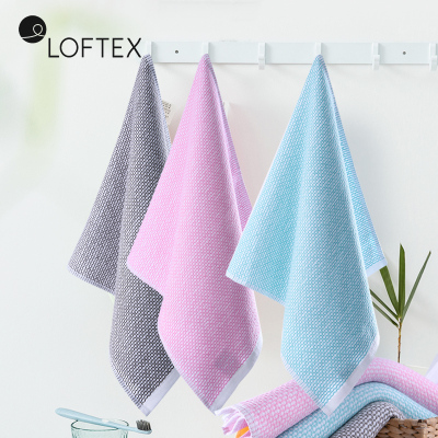 亚光(LOFTEX)毛巾家纺纯棉素色柔软舒适吸水面巾纯色单条装34*72cm/85克/条