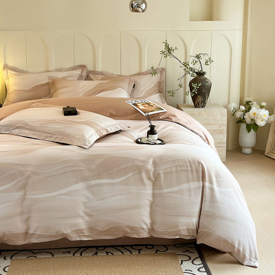 长绒棉数码印花四件套