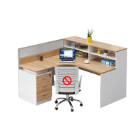 中豫鑫泽 ZYXZ5031401 职员桌屏风工位职员办公桌 单人位含柜