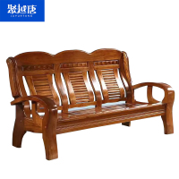 聚越唐(JUYUETANG)北欧简约三人沙发大尺寸头层牛皮可调节头枕耐用舒适家居