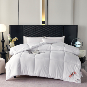 雅鹿家纺 云柔羽丝被子四斤舒适春秋被芯加厚磨毛保暖冬被