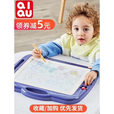 喻娄儿童磁性画板磁力写字板彩色幼儿一岁宝宝涂鸦家用可擦支架式画画绘画工具