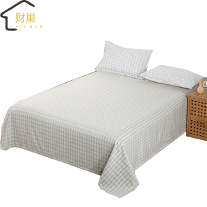 财巢 亚麻单床单 180*210cm /条