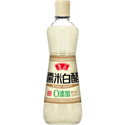 鲁花0添加糯米(白醋)500ml 酿造食醋