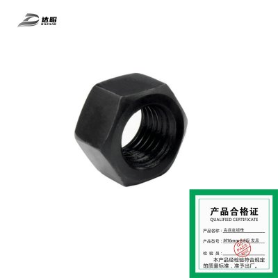 达昭 高强度螺母 M16mm 8.8级 发黑(1个)