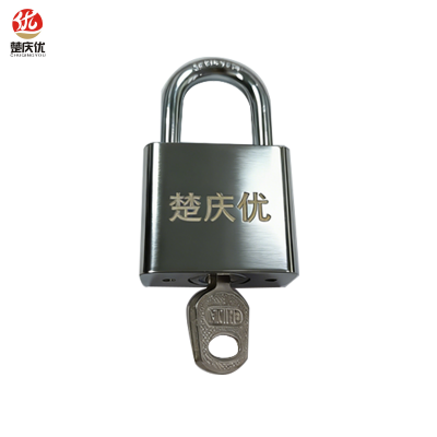 楚庆优 仿不锈钢锁通开锁 30短梁通开(带一把钥匙) 把