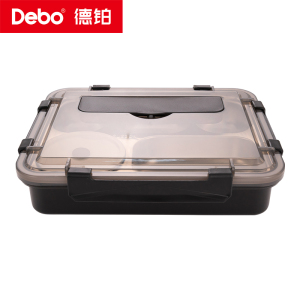德铂迪亚斯便携饭盒五格1.4L大容量不锈钢餐盘DEP-737