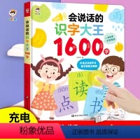 会说话的识字大王1600字 [正版]会说话的识字大王1600识字大王发声书幼儿学前识字发声书趣味识字幼儿启蒙早教书会说话