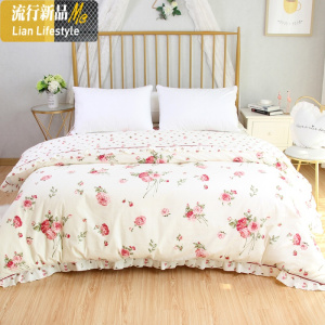 棉布 被套单件家纺田园单人双人学生宿舍棉被罩1.5m 三维工匠床品套装