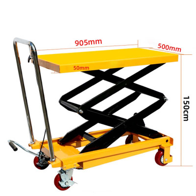 景冠达液压升降车小推车个