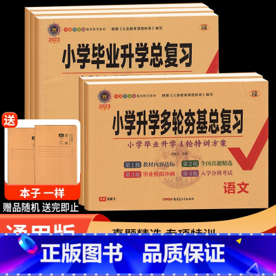 小学毕业升学总复习 英语湘少版 小学升初中 [正版]2023版 神龙牛皮卷小学毕业升学总复习语文数学英语 通用版 56五