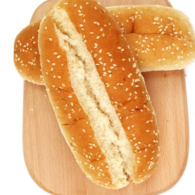 长方形热狗面包热狗面包胚汉堡美式早餐面包10个热狗胚