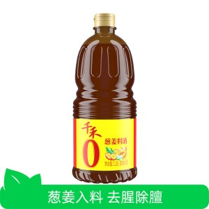 千禾0 葱姜料酒1.28L*1瓶家用厨房调味10°炒菜去腥