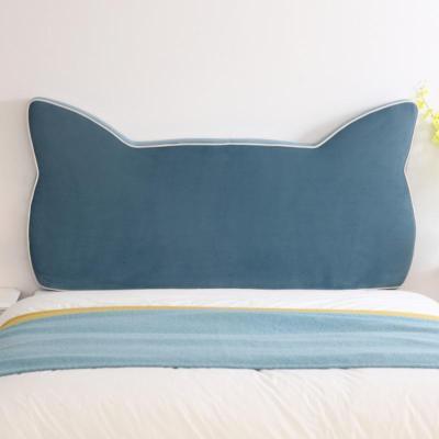 美帮汇定制儿童软包无床头板大靠背榻榻米靠垫布艺床靠枕可拆洗