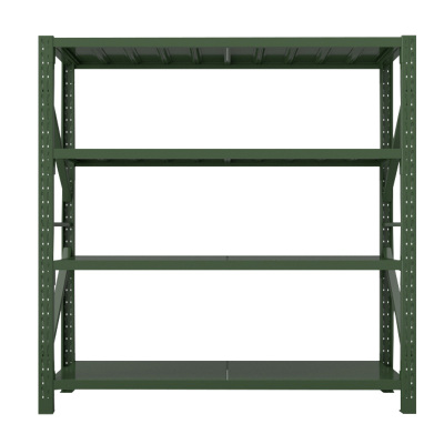 铭威盾消防铁锹镐农具摆放架安保装备器材存放架绿色盾牌货架存放架中型-主架