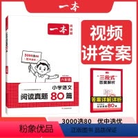 语文阅读真题80篇 小学六年级 [正版]2025新版小学语文阅读真题80篇六年级阅读理解专项训练题上下册人教版6年级课外