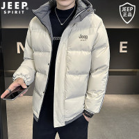 吉普JEEP棉衣男外套秋冬男士加绒加厚保暖棉衣棉大衣面包服棉袄子