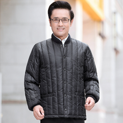 NEWLAKE中老年男装棉衣羽绒棉60爷爷内穿棉袄70岁80爸爸冬装外套内胆棉服棉衣