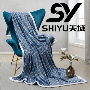 矢域加厚保暖毛毯冬季家用双人盖毯柔软亲肤珊瑚绒毯子防静电设计舒适透气