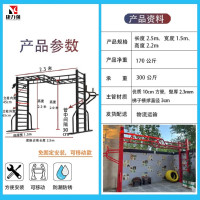 康力强室内家用平梯云梯小区公园健身路径器材可移动落地式免固定平天梯(平梯4)