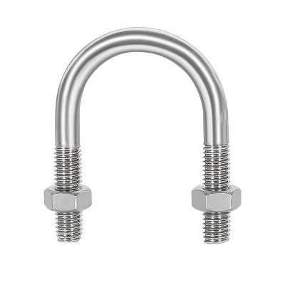 中锦科技 不锈钢U形螺丝U型卡管夹固定管卡 M10*133mm 套