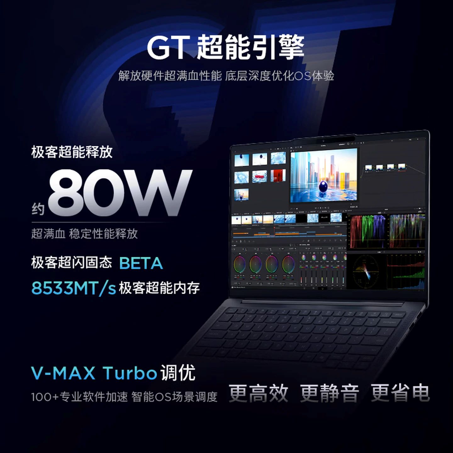 联想小新Pro14GT AI元启版14英寸轻薄笔记本电脑(全新英特尔酷睿2代标压Ultra5 32G 1T 2.8K OLED 120Hz)