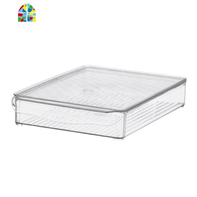 冰箱食物收纳盒 家用速冻储物盒密封盒 厨房冷藏蔬菜饺子盒保鲜盒 FENGHOU