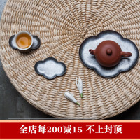 美帮汇祥云 锡干泡盘壶承茶盘杯托铜壶垫杯垫功夫茶具茶席茶道配件
