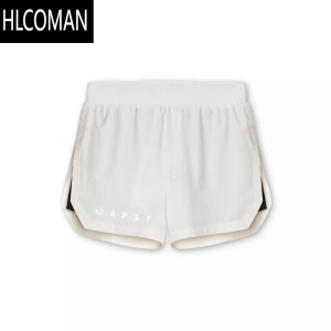 HLCOMAN美式双层健身运动短裤男宽松带内衬训练速干透气跑步篮球四分裤夏