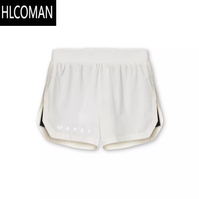 HLCOMAN美式双层健身运动短裤男宽松带内衬训练速干透气跑步篮球四分裤夏