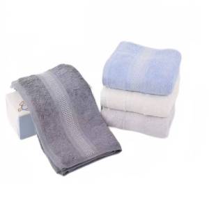 竹纤维毛巾素色加厚款