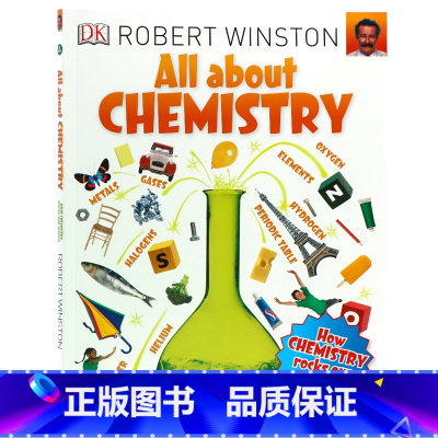 [正版]DK 关于化学All About Chemistry进口英文原版儿童化学科普书籍化学知识学习认知元素周期表炼金