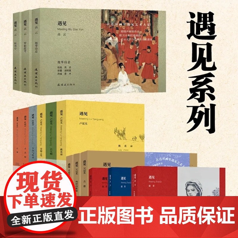 [遇见全新系列]遇见高云 遇见吴冠英 遇见叶毓中 遇见赵奇 遇见卢延光 全三册正版新书 连环画 人民美术出版社YJ