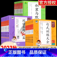 阅读真题60篇[上册] 小学六年级 [正版]2023新版53积累与默写句式训练大全二年级一年级三年级四五六年级上册下册小