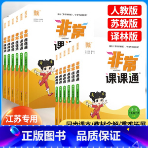 语文 人教版 二年级上 [正版]2024新版 非常课课通语文数学英语江苏一年级二年级三年级四年级五年级六年级上册苏教版译