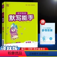 英语 YL版 九年级/初中三年级 [正版]2024 英语默写能手中考版 译林版江苏教版 初三9九年级下册词汇同步练习册基