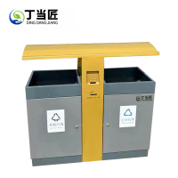 丁当匠金属果皮箱垃圾箱垃圾桶站台大型果皮箱垃圾桶垃圾箱A52