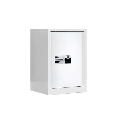 风雷动保密柜财务档案柜文件柜办公室资料储物柜保险柜电子密码国保锁单门白色-国保指纹锁