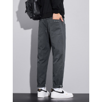 冬天外出休闲裤男基础百搭显瘦高级感时尚弹力耐磨微哈小直筒裤