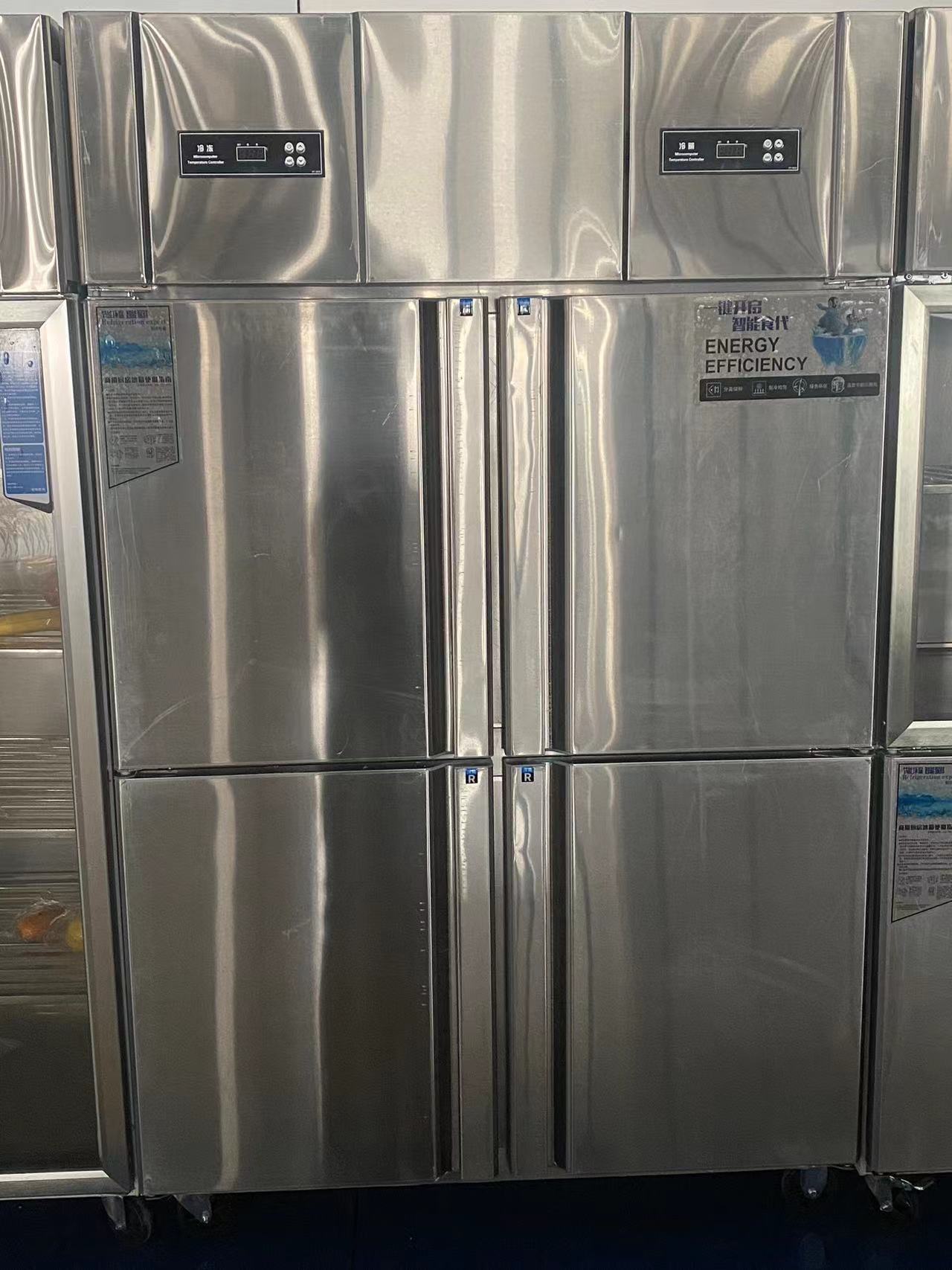 瑞宇商用四门双温冷柜1200*750*1960mm/温度范围-2~12℃~-15~0℃/220V