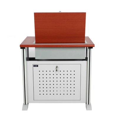 亿铁 翻转桌多媒体办公桌定制色单人位0.8米 HFZG085 张