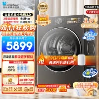 小天鹅(LittleSwan)10公斤热泵烘干机干衣机家用变频纯平全嵌大风量蒸发器自清洁[小乌梅3.0]TH10VE40